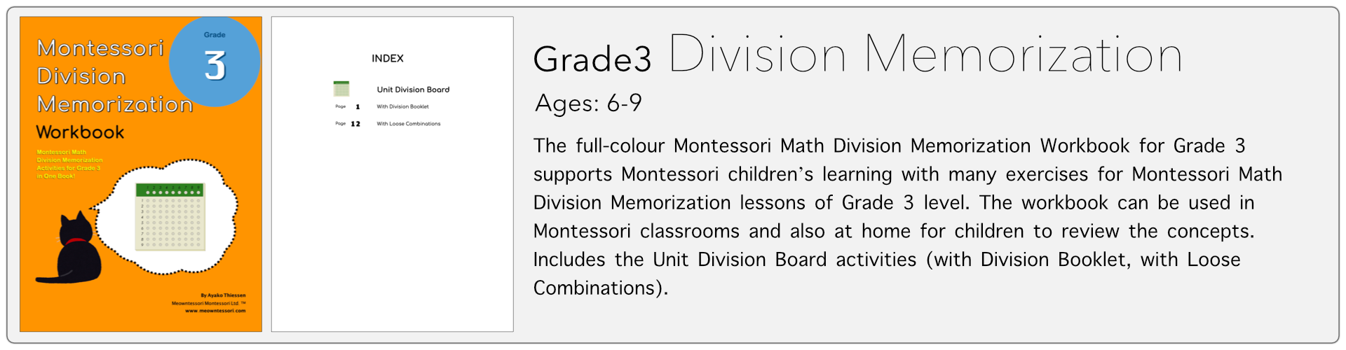 grade3 division memorization