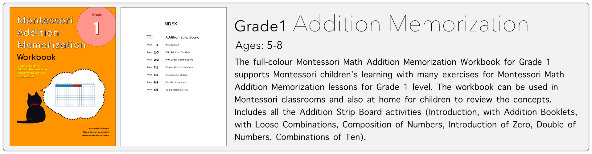 grade1 addition memorization
